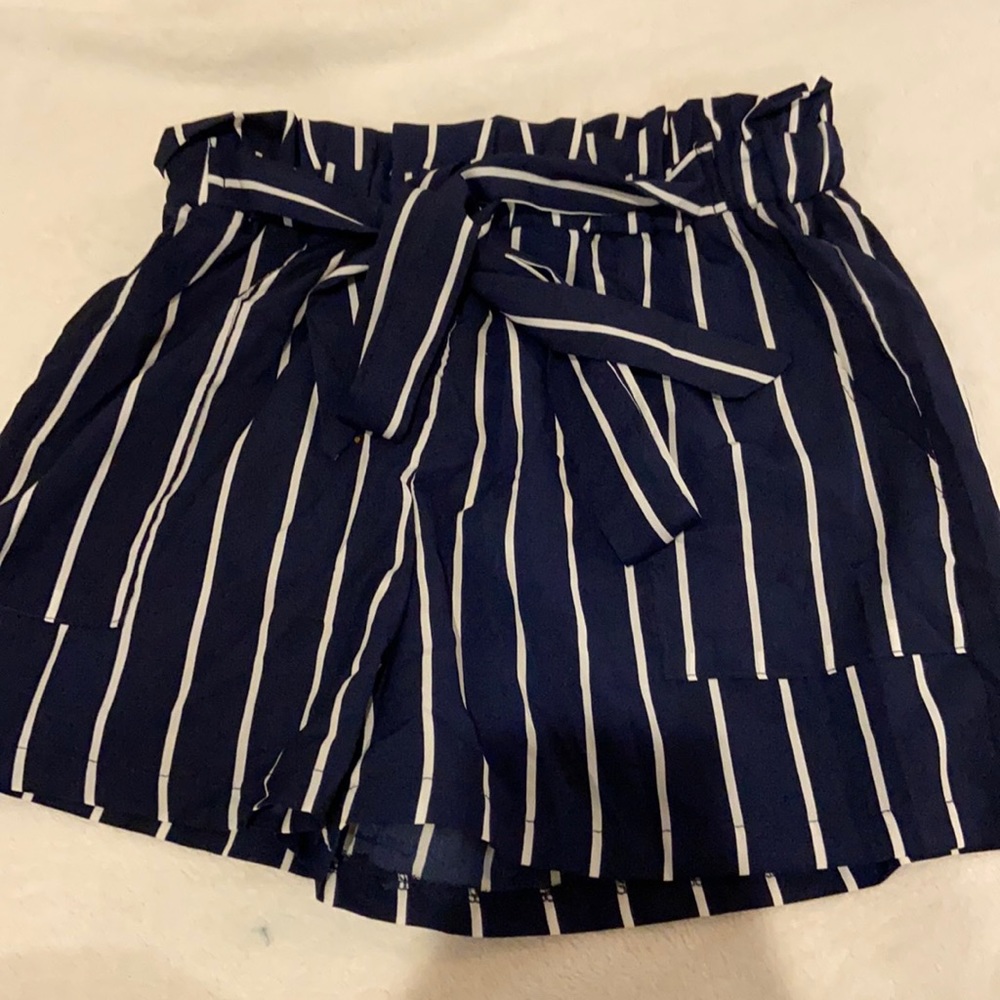 striped shorts